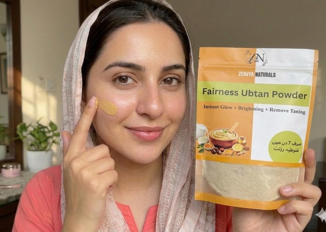 Organic Face Ubtan Pack – Skin Brightening & Glow Mask - pack 1